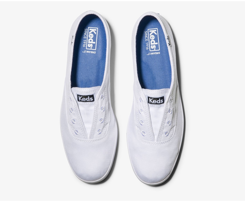 Keds Slip Ons Damen Weiß - Chillax Basics - PGA-076821